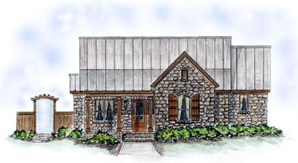 House Plan 56505 Elevation