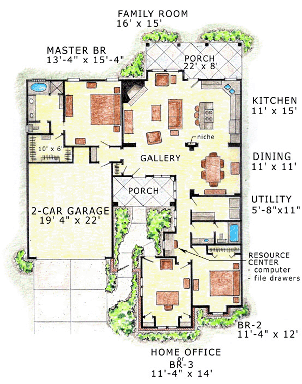 Florida Traditional Level One of Plan 56511