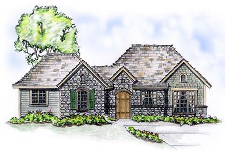 House Plan 56517 Elevation