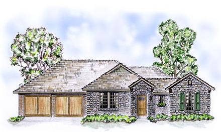 European Traditional Elevation of Plan 56522