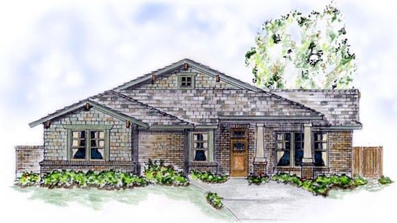 House Plan 56526 Elevation