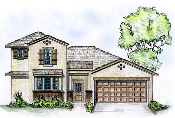 House Plan 56527 Elevation