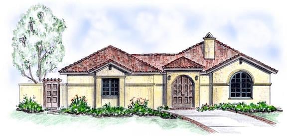 House Plan 56530 Elevation