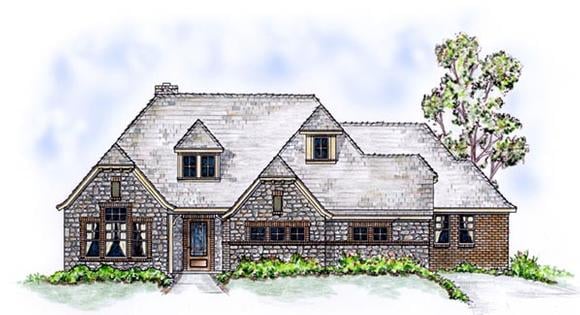 House Plan 56538 Elevation