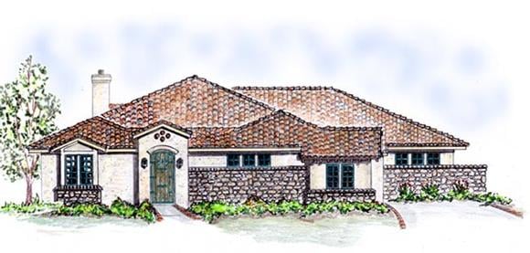 House Plan 56540 Elevation