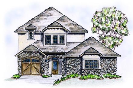 House Plan 56545 Elevation