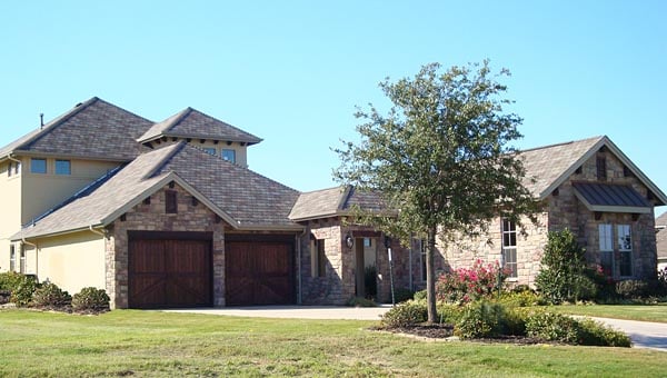 European, Traditional Plan with 3400 Sq. Ft., 3 Bedrooms, 3 Bathrooms, 2 Car Garage Elevation