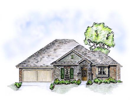 European Traditional Elevation of Plan 56559