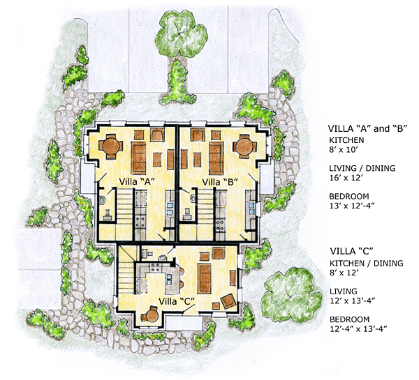 Colonial Farmhouse Traditional Level One of Plan 56561