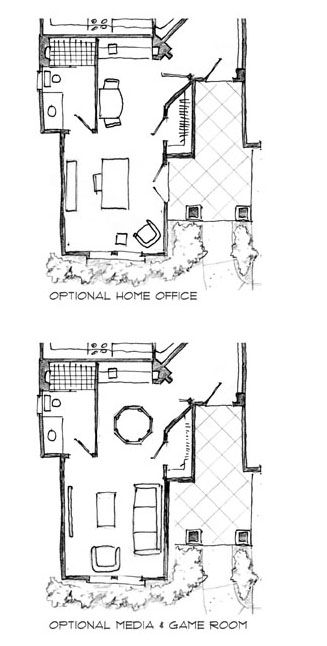 Bungalow Craftsman Ranch Traditional Alternate Level One of Plan 56567