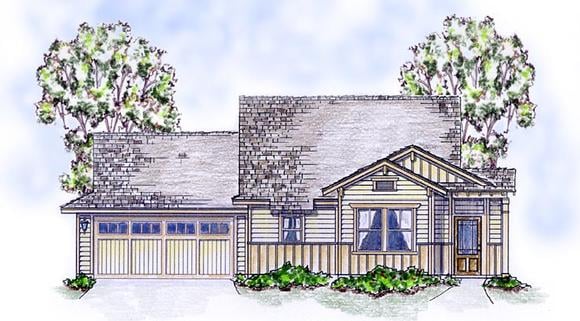 House Plan 56582 Elevation