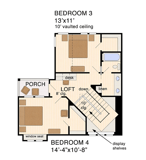 Craftsman European Level Two of Plan 56583