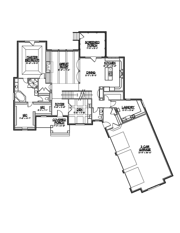 Craftsman European Level One of Plan 56607