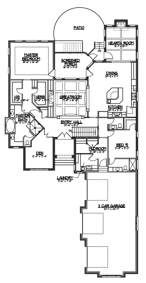 European Tudor Level One of Plan 56620