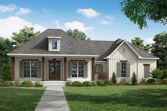 House Plan 56908 Elevation