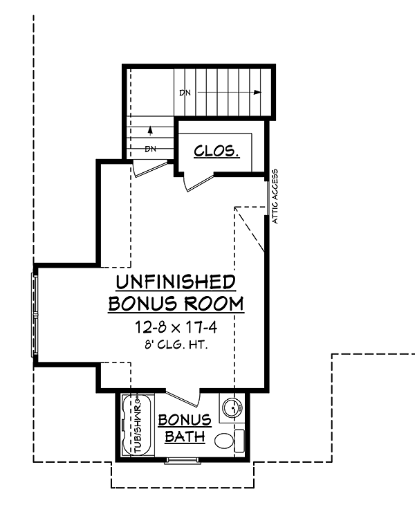 House Plan 56912 Level Two