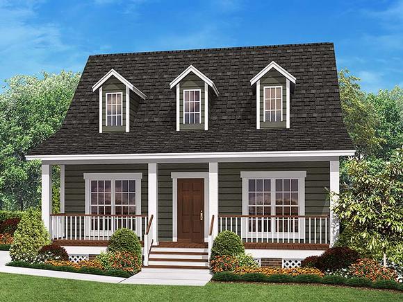 House Plan 56933 Elevation