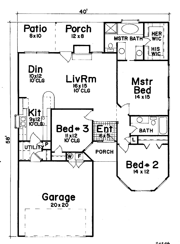 Traditional Level One of Plan 57109