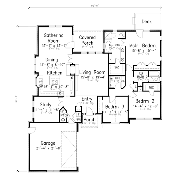 Traditional Level One of Plan 57136