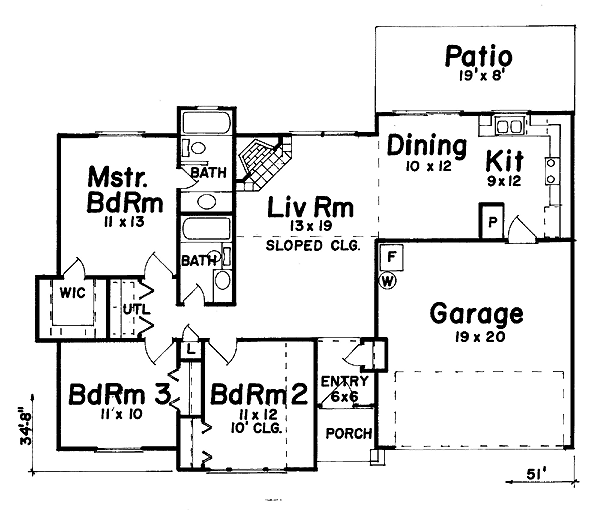 Traditional Level One of Plan 57173