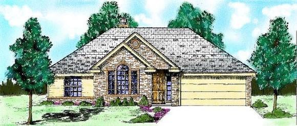 House Plan 57173 Elevation