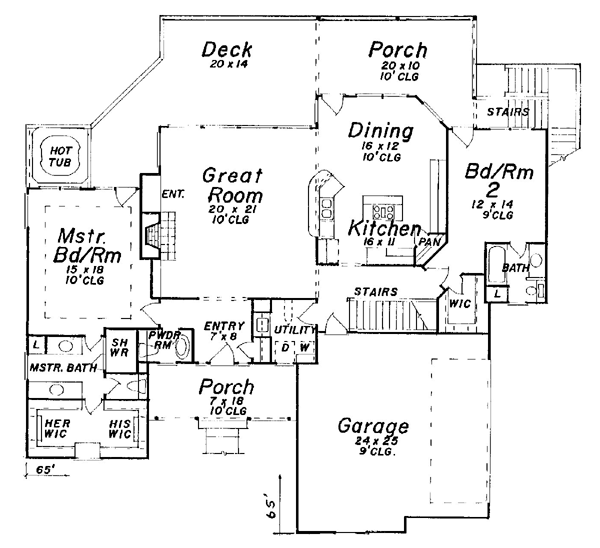 Mediterranean Level One of Plan 57219