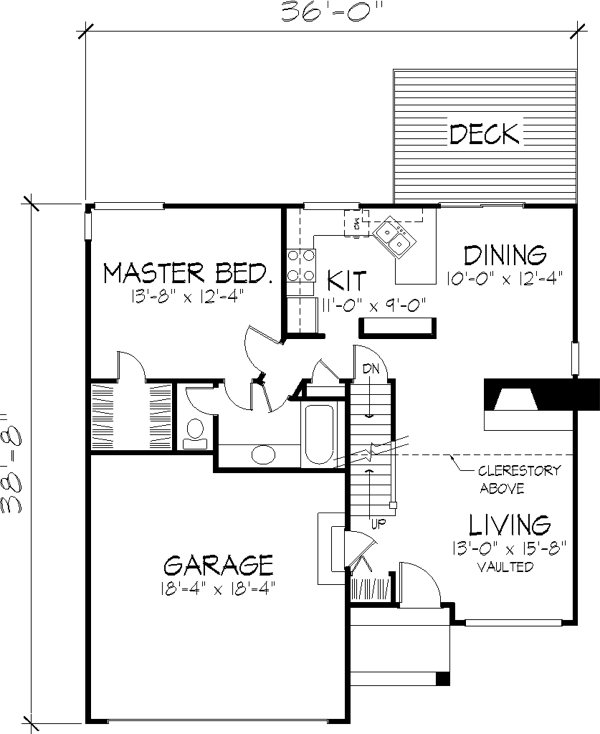 European Narrow Lot Level One of Plan 57313