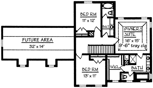 Country Craftsman Level Two of Plan 57328