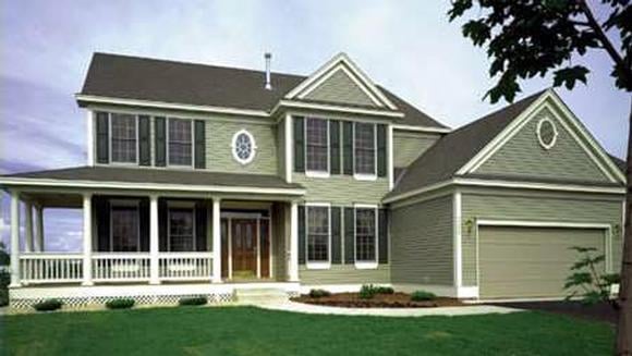 House Plan 57336 Elevation