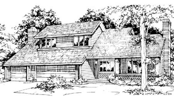 House Plan 57337 Elevation