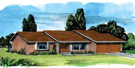 House Plan 57357 Elevation