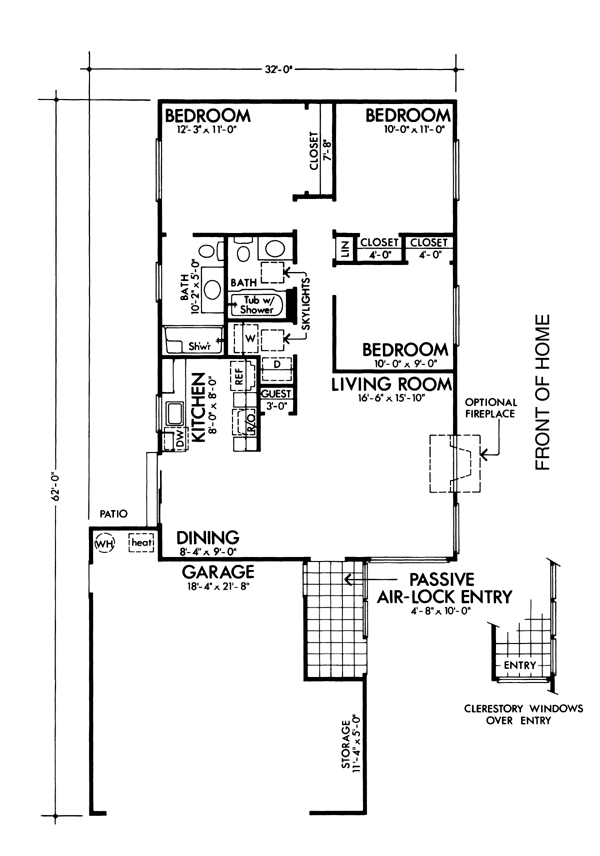 Narrow Lot One-Story Level One of Plan 57358