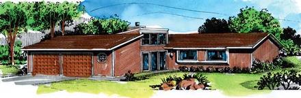 House Plan 57359 Elevation