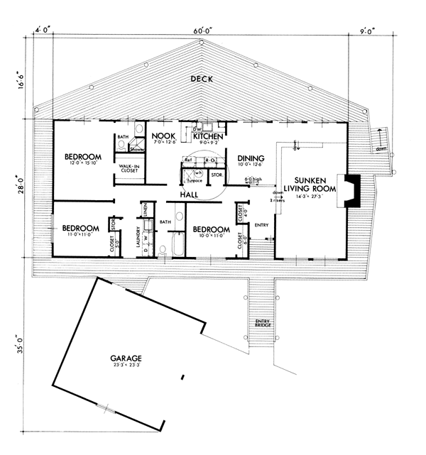 One-Story Level One of Plan 57377