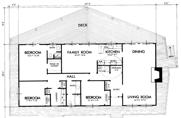 One-Story Level One of Plan 57378