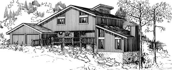 House Plan 57379 Elevation