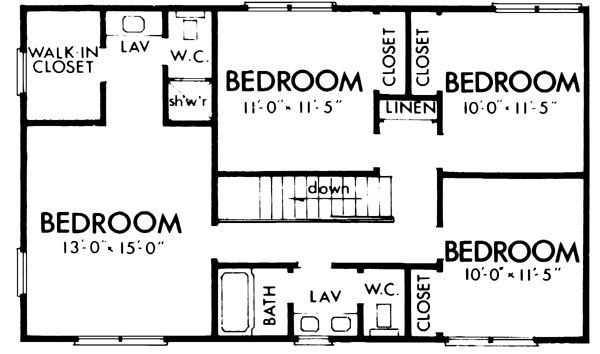 Colonial Level Two of Plan 57394