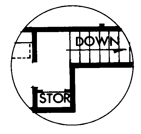 Cabin Alternate Level One of Plan 57404