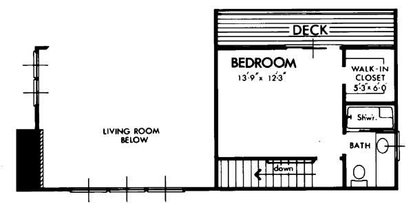 Cabin Level Two of Plan 57406