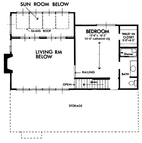 Cabin Level Two of Plan 57407