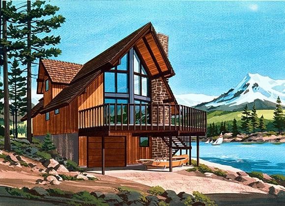 House Plan 57411 Elevation