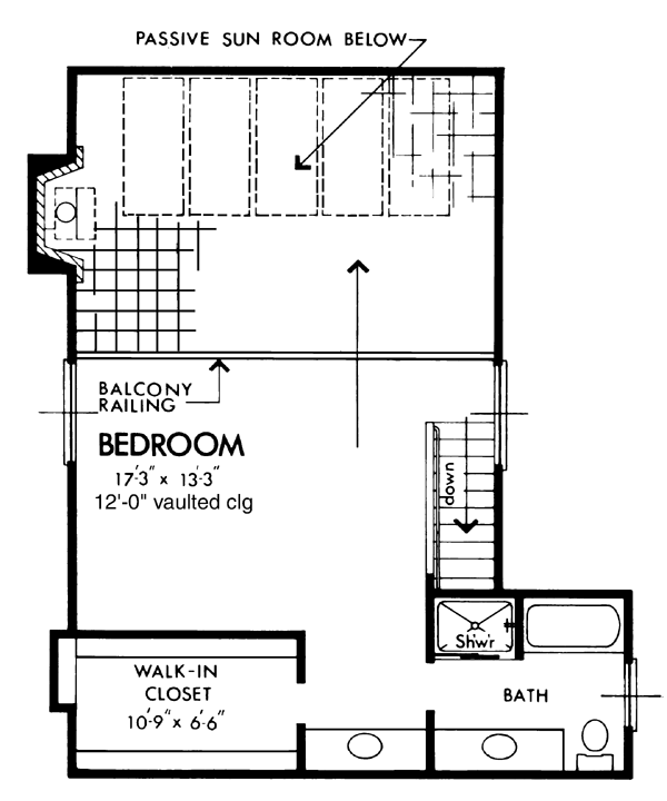 Contemporary Narrow Lot Level Two of Plan 57447