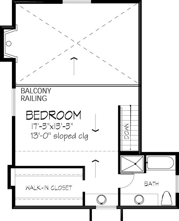 Contemporary Narrow Lot Level Two of Plan 57448