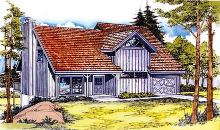 House Plan 57454 Elevation