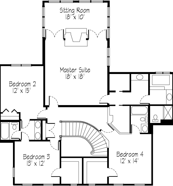 Colonial European Level Two of Plan 57482