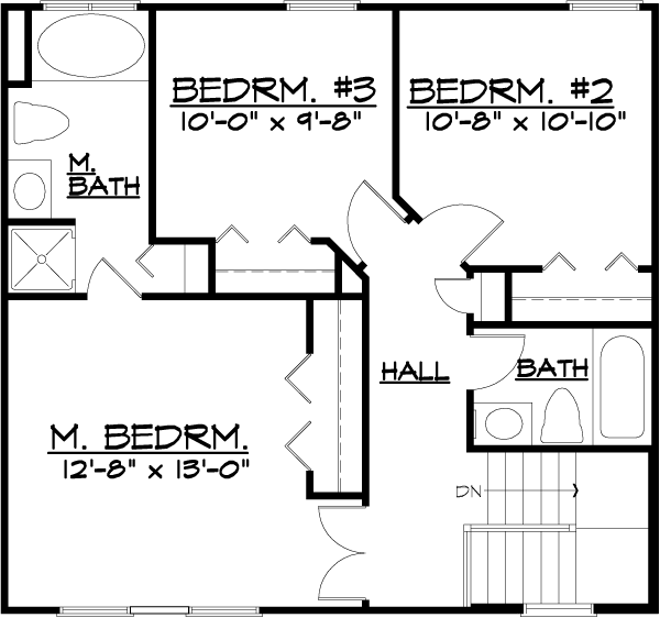 Country Traditional Level Two of Plan 57485