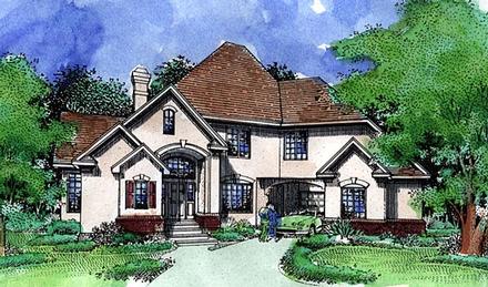 House Plan 57489 Elevation