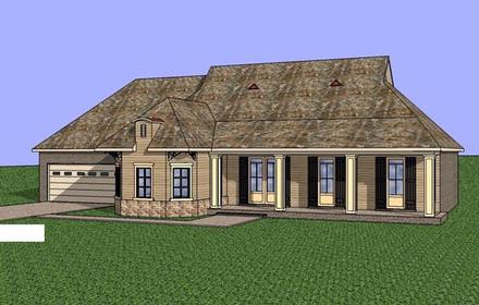 House Plan 57706 Elevation