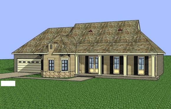 House Plan 57710 Elevation