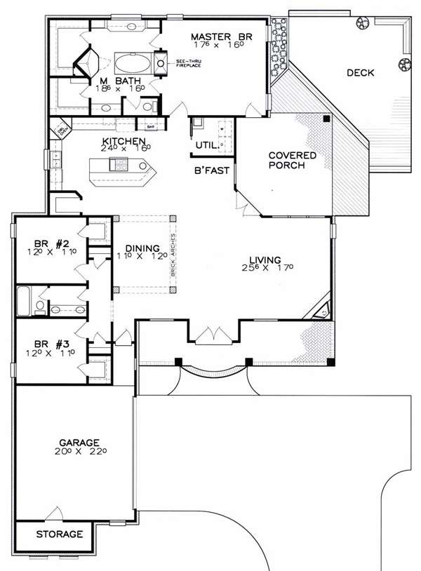 Country Florida Southern Level One of Plan 57719